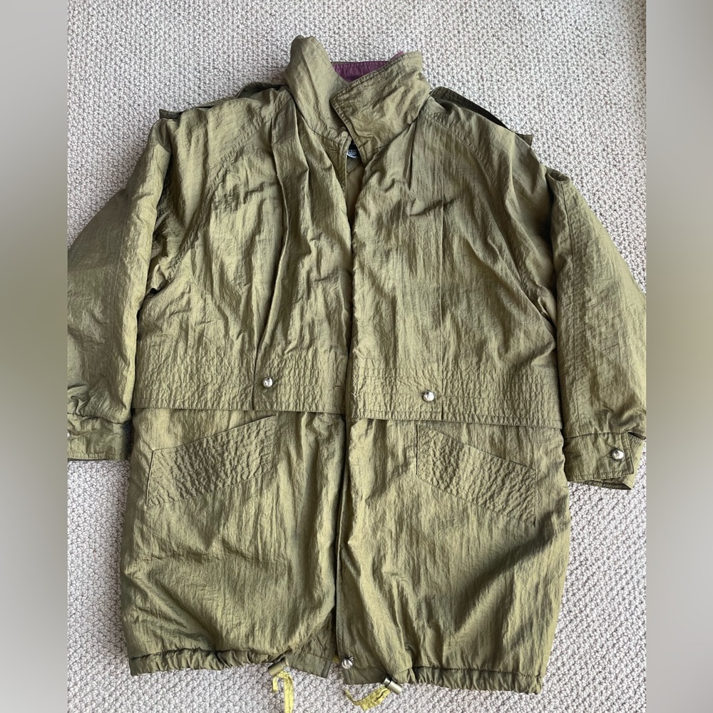 Vintage HOT SPICES Insulated Parka Jacket Green 80s‎ Womens M